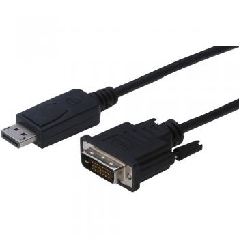 DisplayPort/DVI priključni kabel [1x DisplayPort-vtič <=> 1x DVI-vtič 24+1-pol.] 