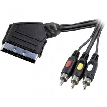 Adapterski kabel iz SCART na3x cinch, 2m 50181 SpeaKa Professional