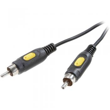 Priključni kabel SpeaKa Professional, moški cinch konektor/moški cinch konektor, črn, 10 m 50117