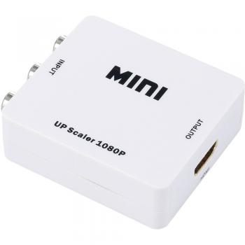 činč/HDMI pretvornik SpeaKa Professional [3x činč-vtičnica <=> 1x HDMI-vtičnica] bel