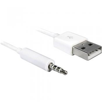 Podatkovni/polnilni kabel za iPod Delock, vtič USB 2.0 A, doza za 3,5 mm banana vtič, 1 m 83182