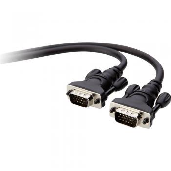 Priključni kabel Belkin za VGA-monitor, 15m, črn, F2N028R15M