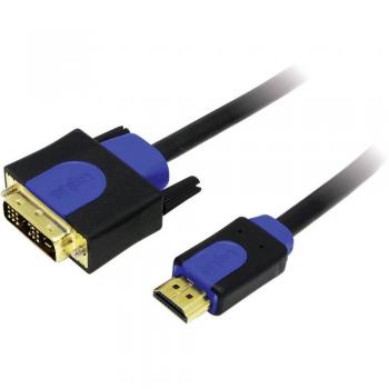 HDMI/DVI kabel LogiLink, 2m, črn, CHB3102