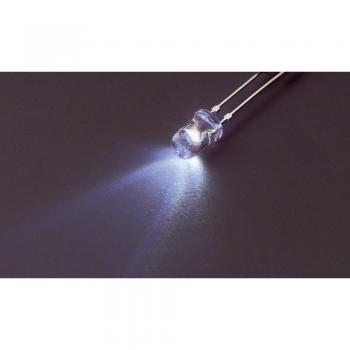 Ožičena LED dioda, bela, okrogla 3 mm 15000 mcd 20 ° 20 mA 3.2 V Nichia NSPW300DS