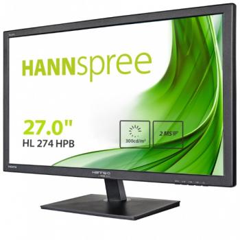 69cm/27" (1920x1080) Hannspree HL274HPB HDMI DVI VGA LS 16:9 black 