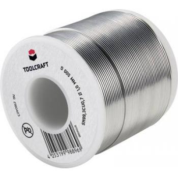 TOOLCRAFT spajkalna žica, neosvinčena Sn99,3Cu0,7 500 g (Ø) 1 mm