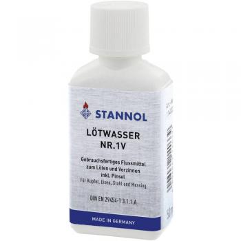 Spajkalna tekočina Stannol 114033 vsebuje 50 ml F-SW 12