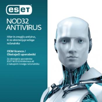 ESET NOD32 Antivirus OEM, 1 leto 